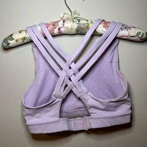 Lululemon Athletica Light Purple Sports Bra